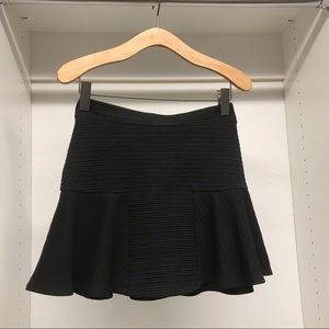 Zara black knit skirt